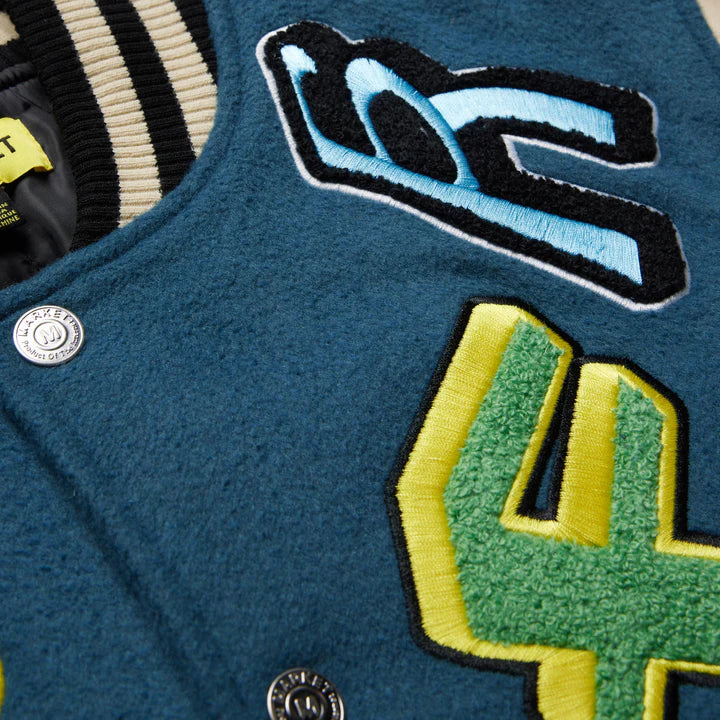 Market Varsity Overload Varsity Jacket Blue Market
