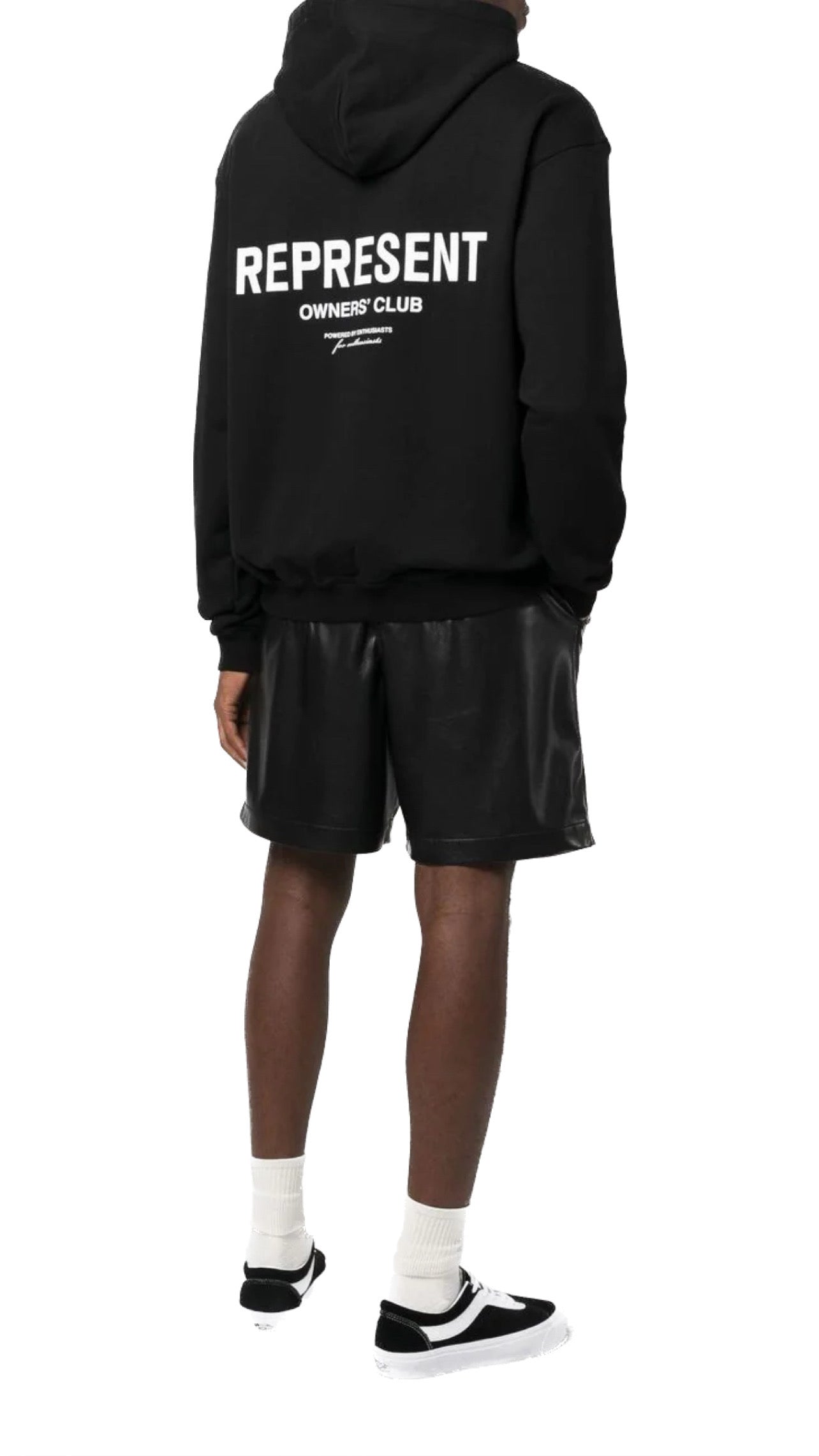 Represent Owners Club Logo Hoodie Black Represent