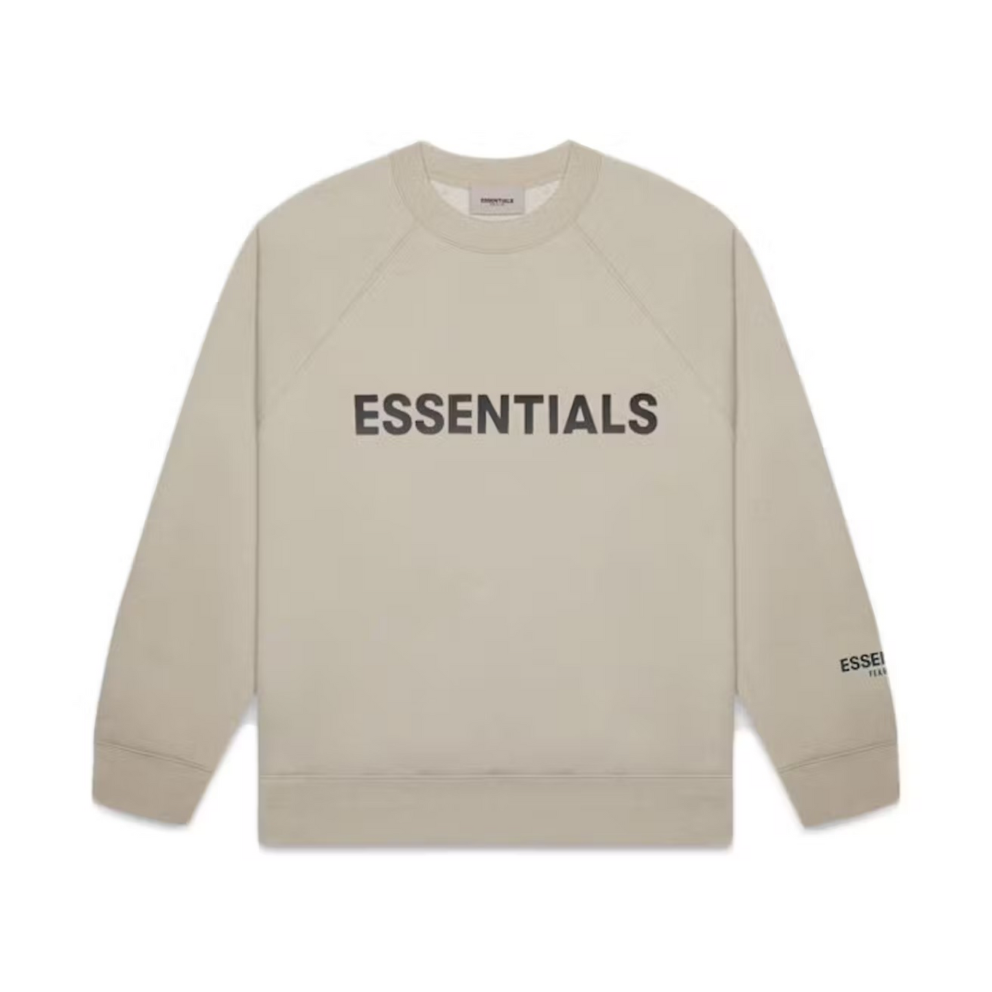 Fear of God Essentials Crewneck Applique Logo Olive/Khaki Fear of God