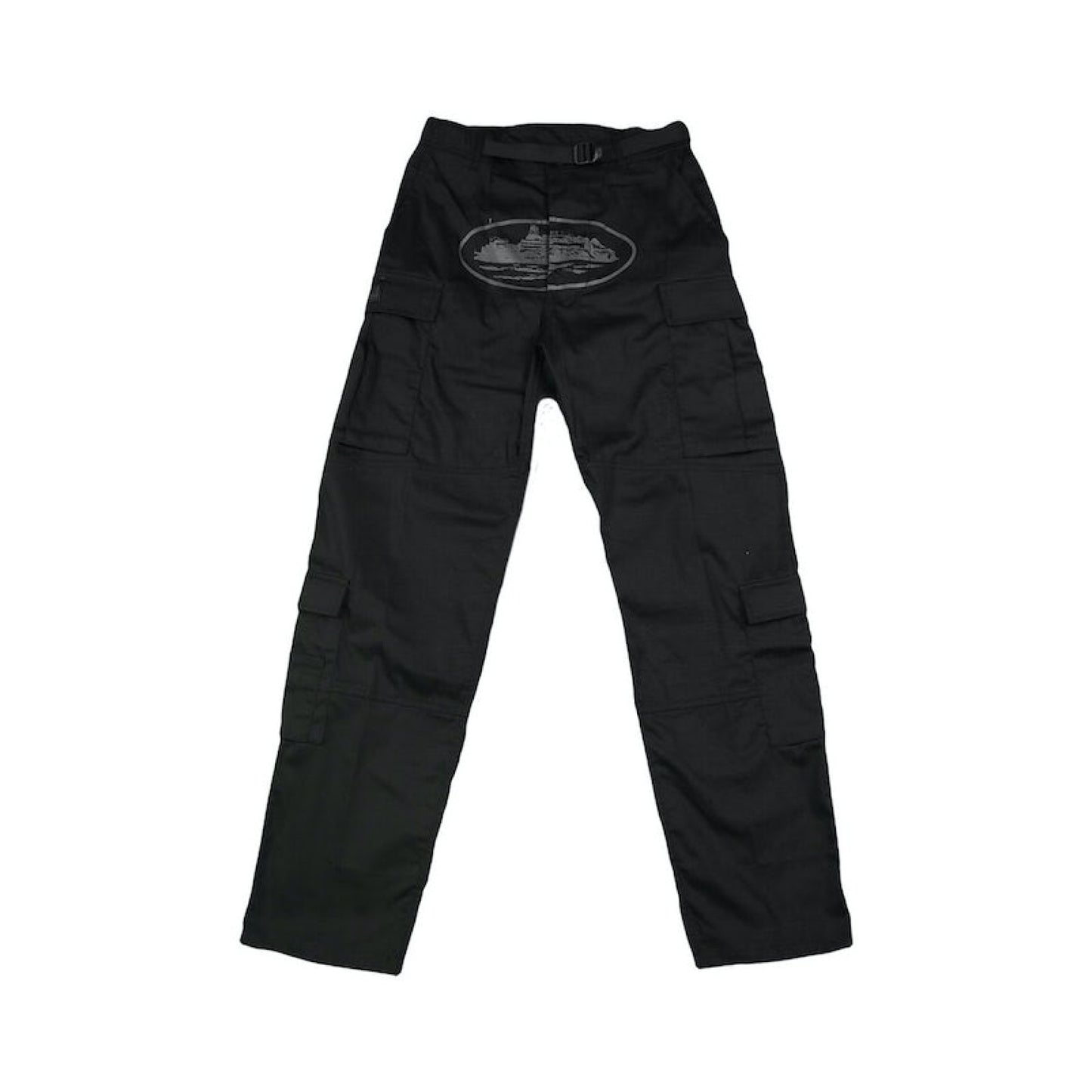 Corteiz Guerillaz Cargo Pants Triple Black Corteiz