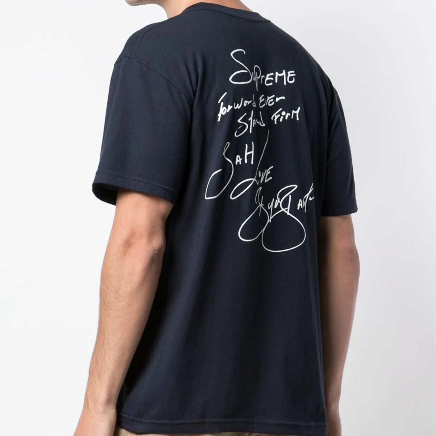 Supreme Buju Banton Tee Navy Supreme