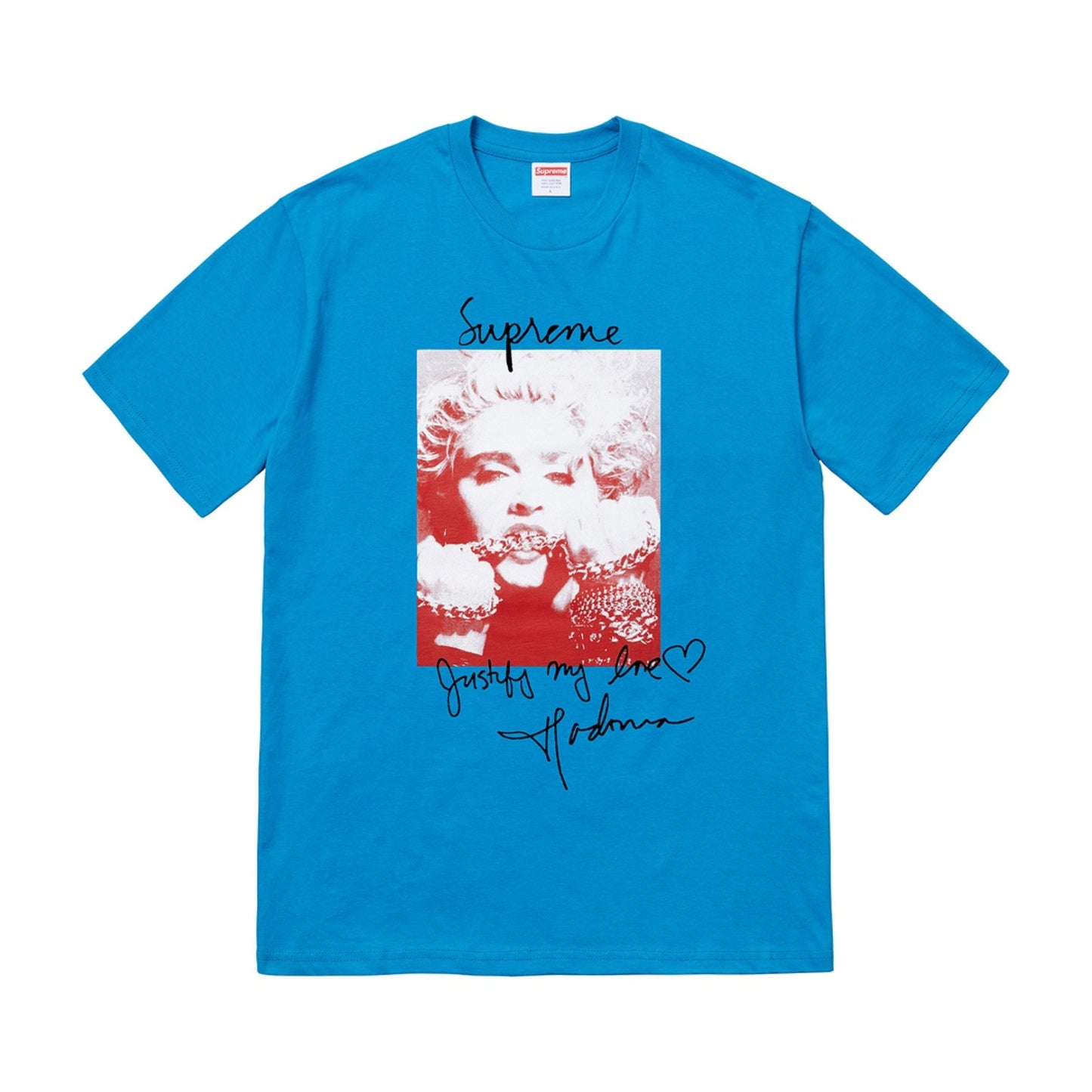 Supreme Madonna Tee Bright Blue Supreme