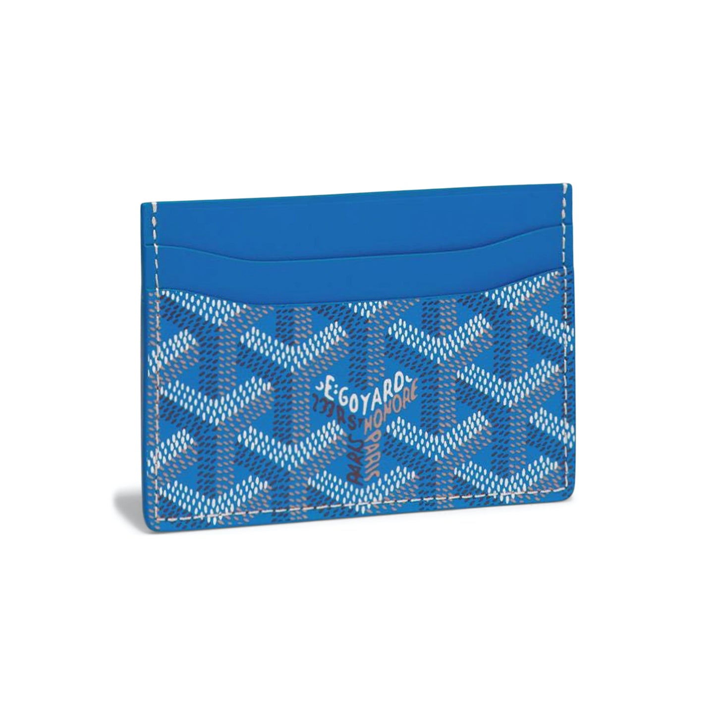 Goyard Card Holder Saint Sulpice Sky Blue