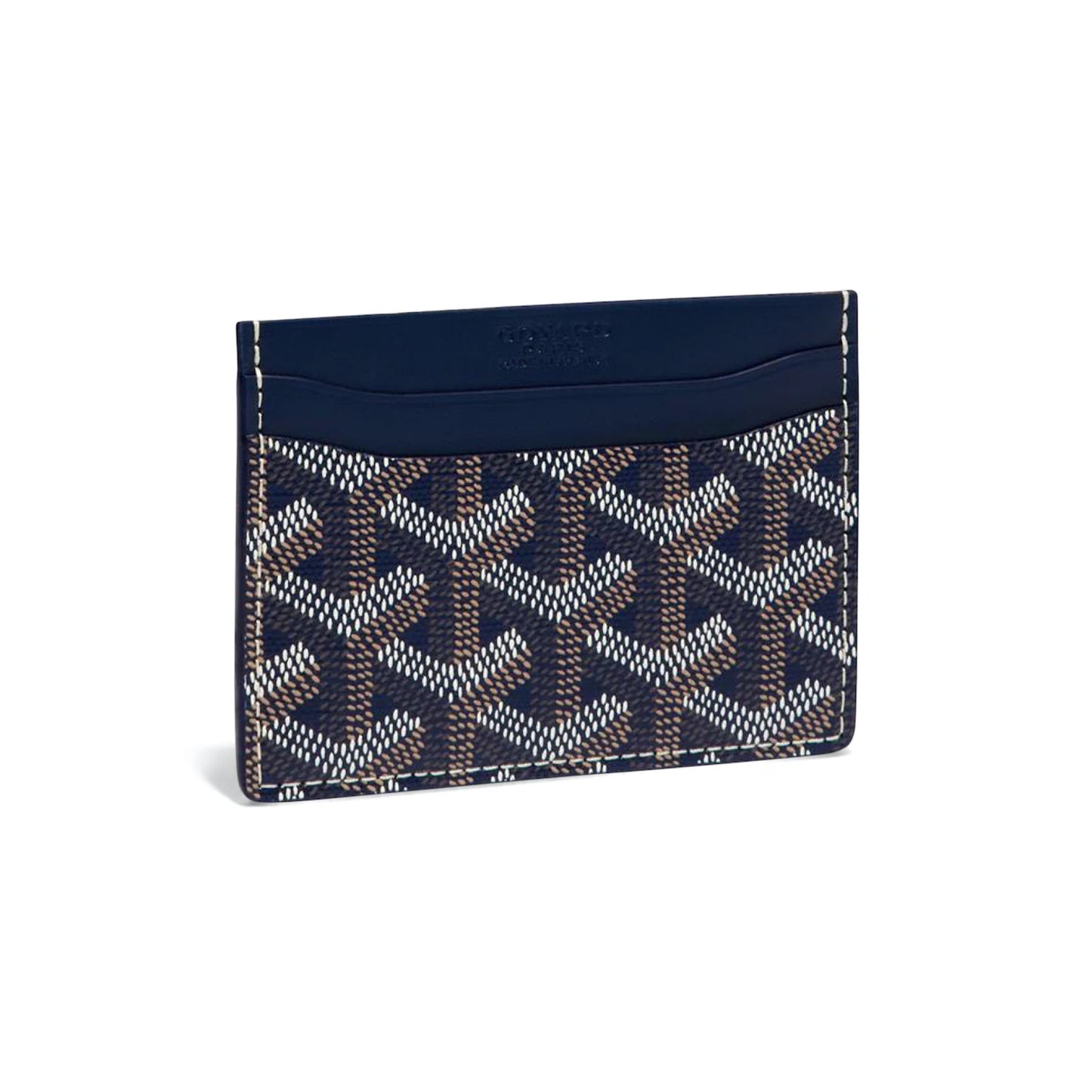 Goyard Card Holder Saint Sulpice Navy Blue