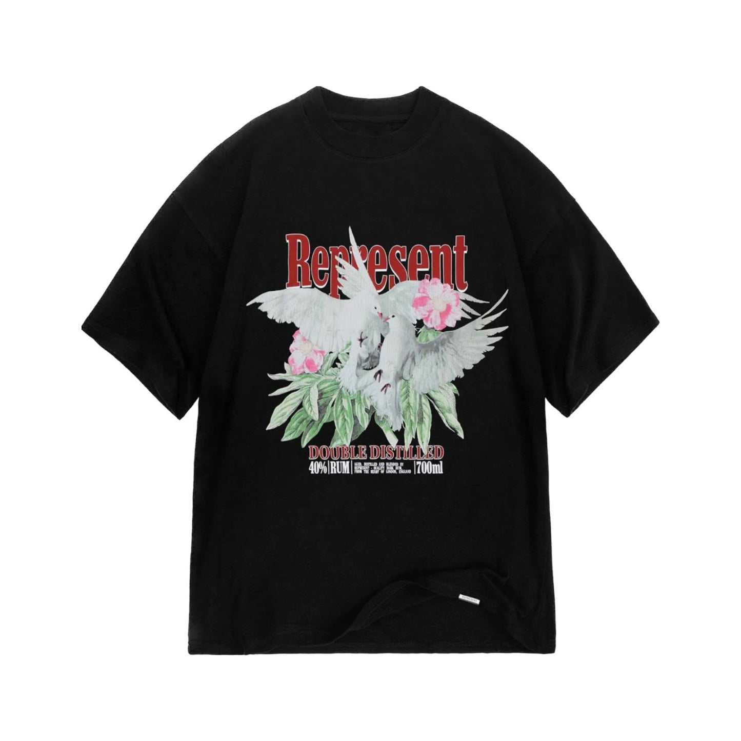 Represent Double Distilled Tee Black Represent