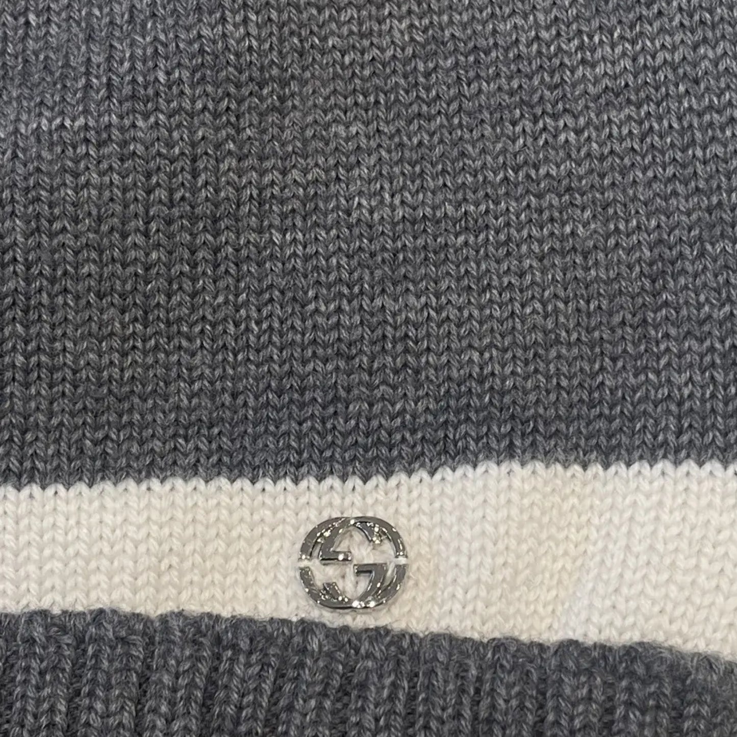 Gucci Knit Hat Beanie Metal Logo
