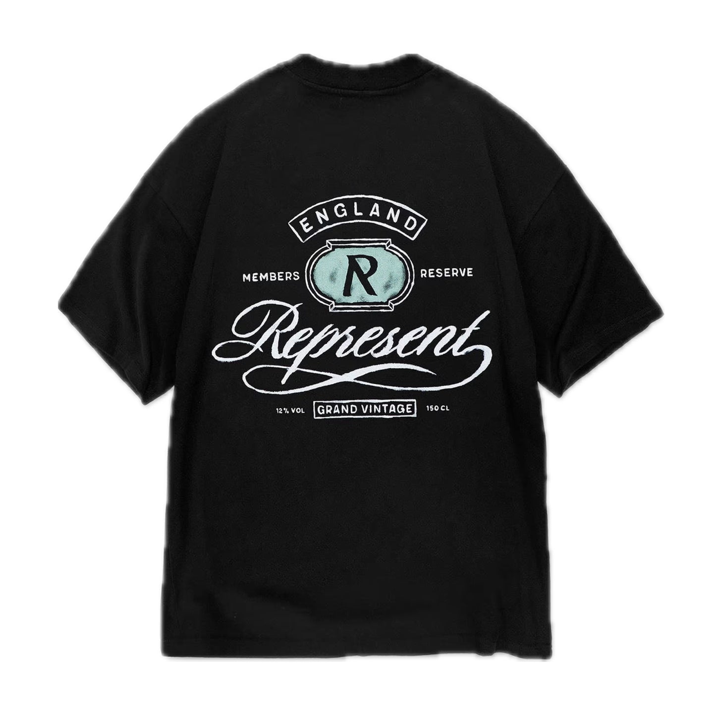 Represent Grand Vintage Hand Drawn Tee Jet Black