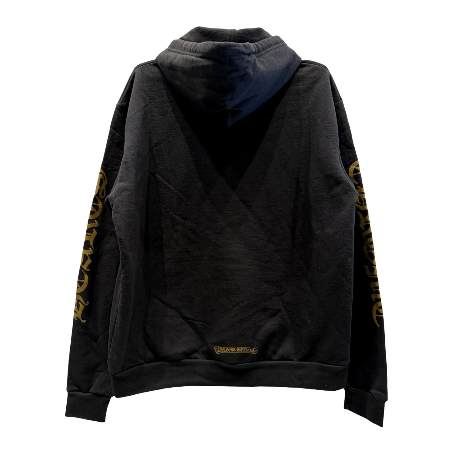 Chrome Hearts Vertical Logo Hoodie Black/Brown