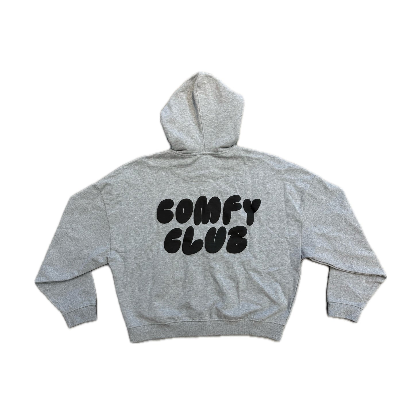 Nina Janova Comfy Club Zip Hoodie Grey/Black