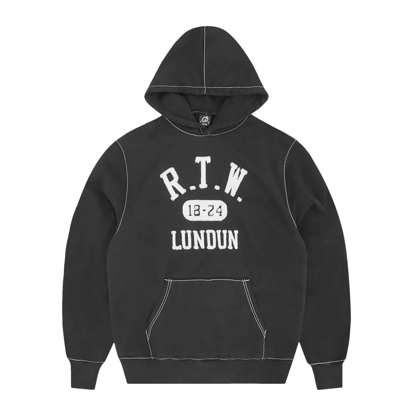 Corteiz RTW College Hoodie Black