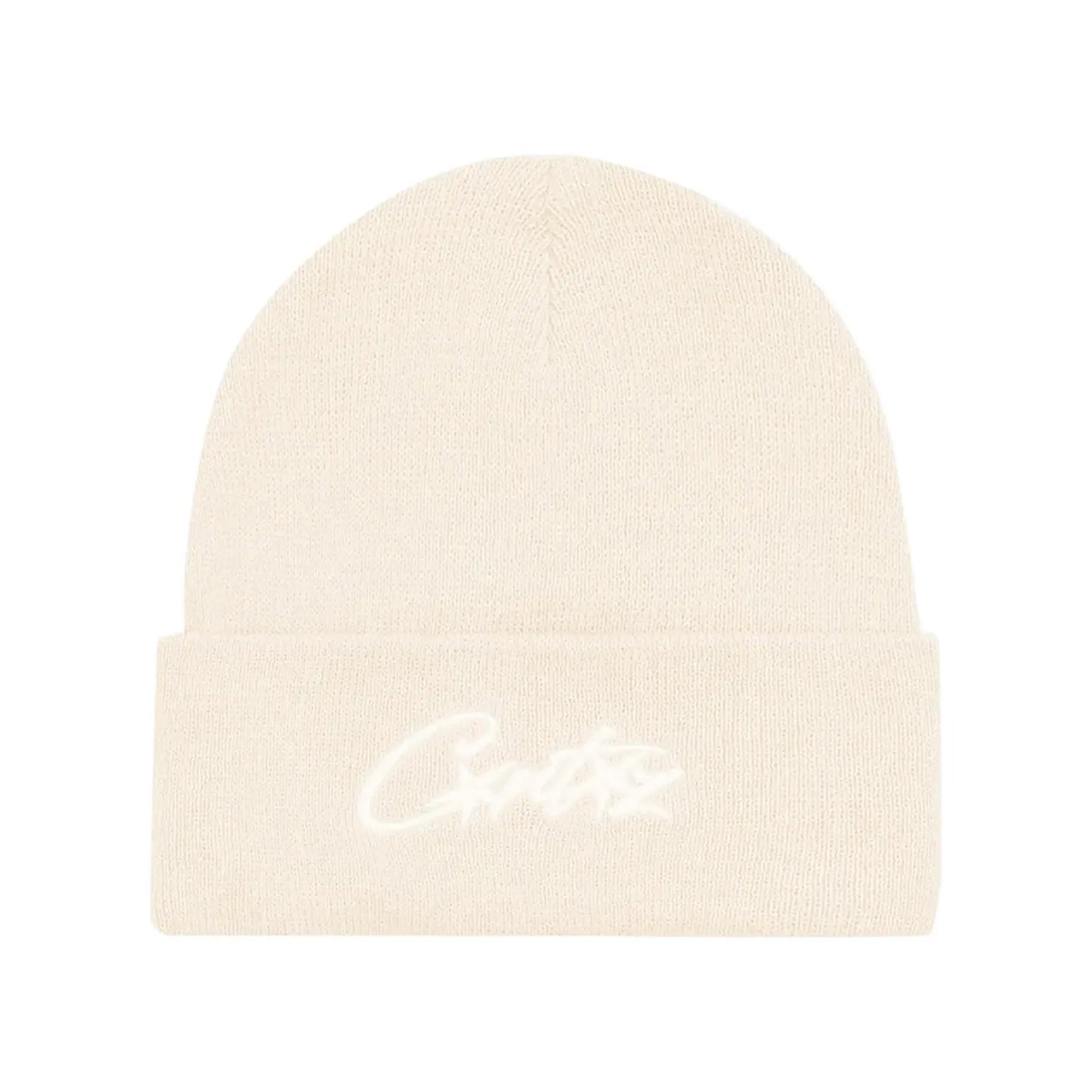Corteiz Allstarz Folded Beanie Cream