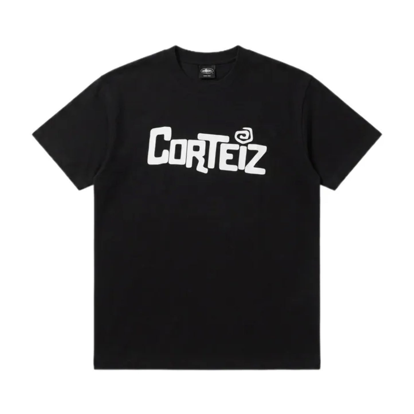 Corteiz Cartoon Logo Tee Black