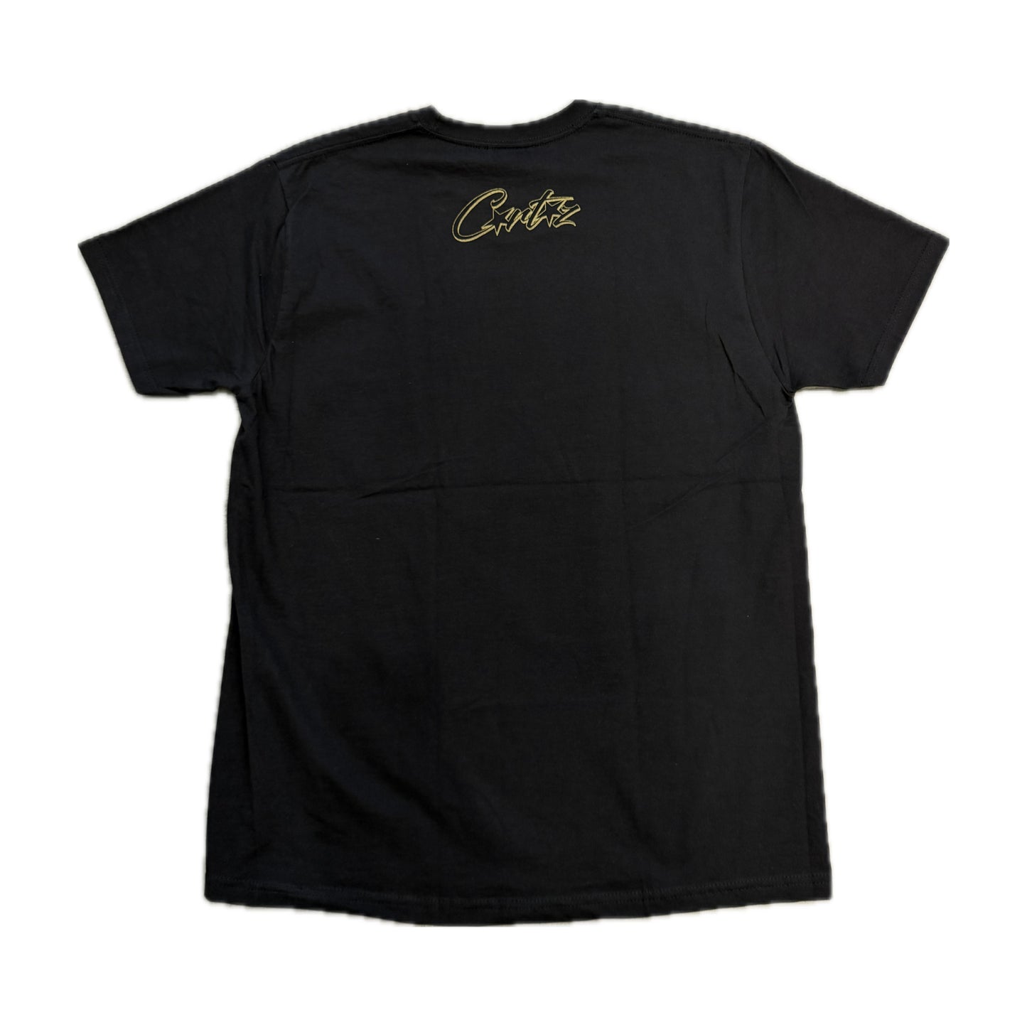 Corteiz X 667 Alcatraz Logo Tee Black/Gold