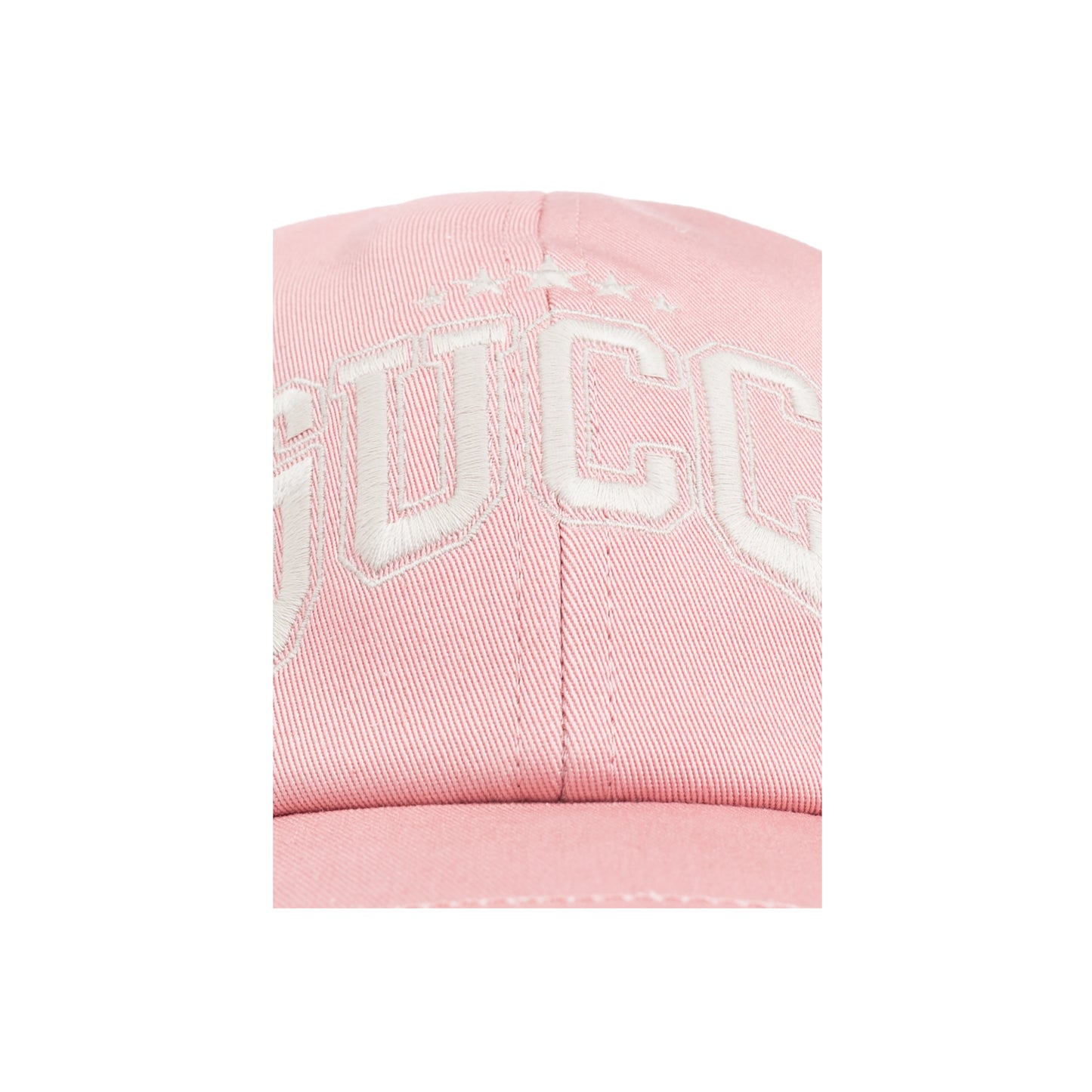 Gucci Embroidered Logo Cap Pink