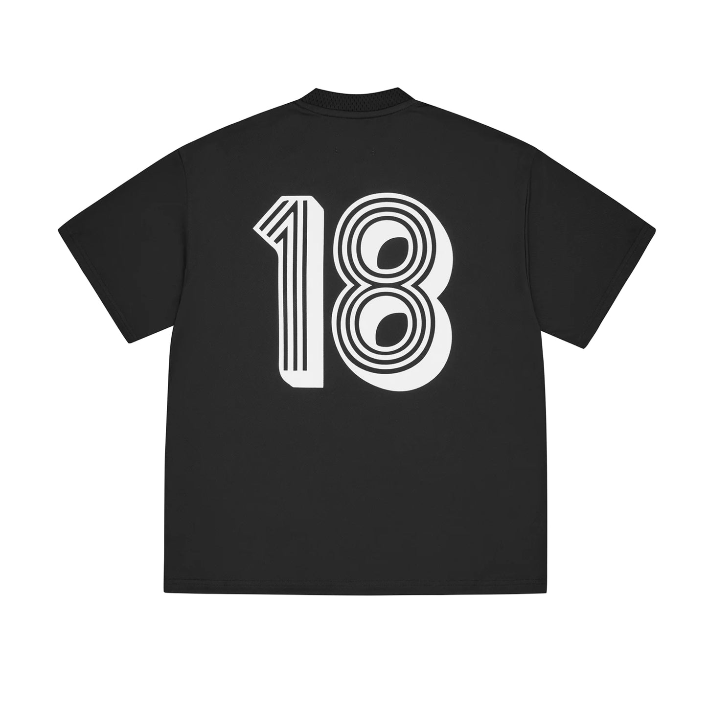 Corteiz Ghini Football Jersey Black