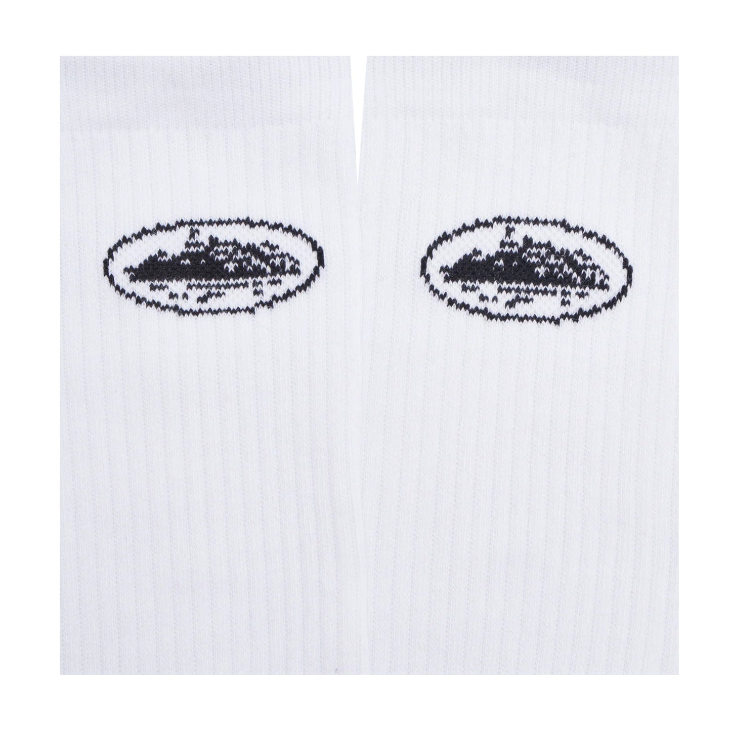 Corteiz White Alcatraz Socks 2-Pack White