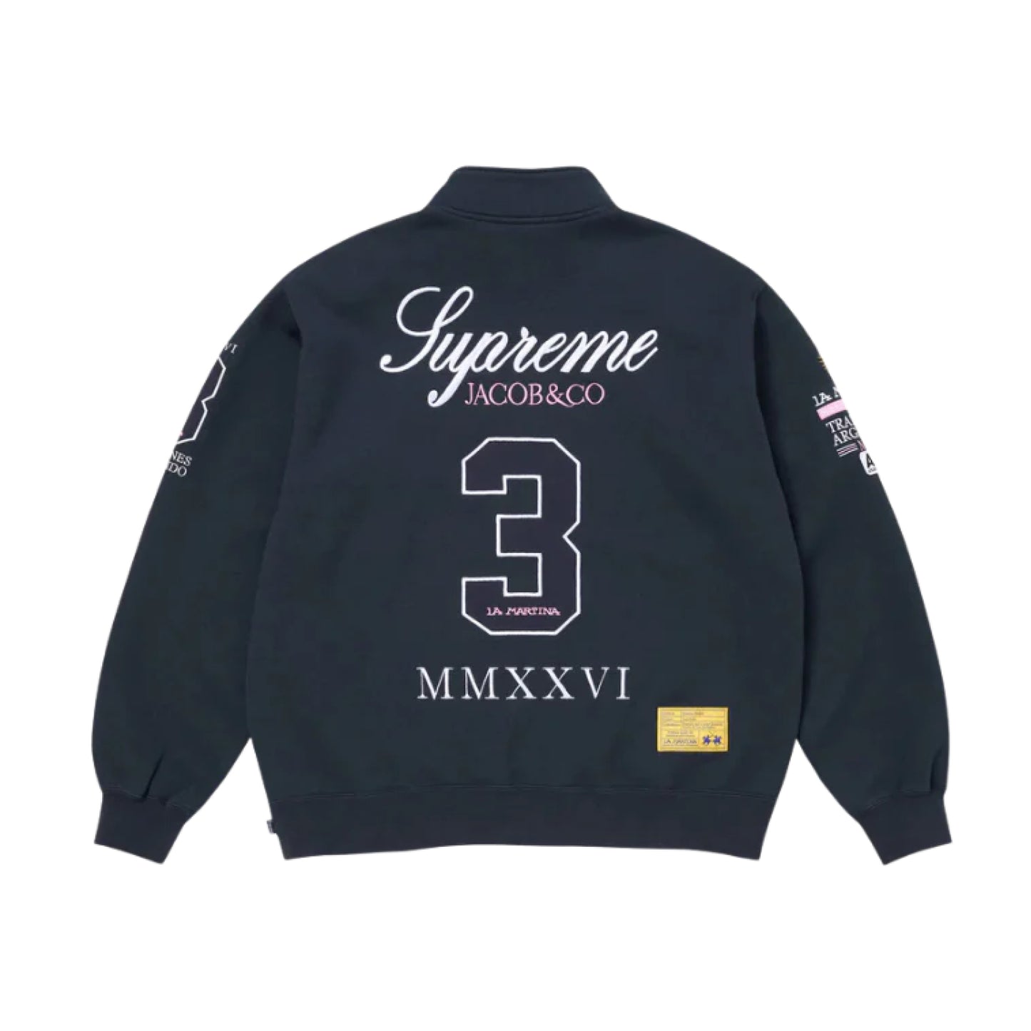 Supreme x La Martina x Jacob & Co Zip Up Sweatshirt Navy