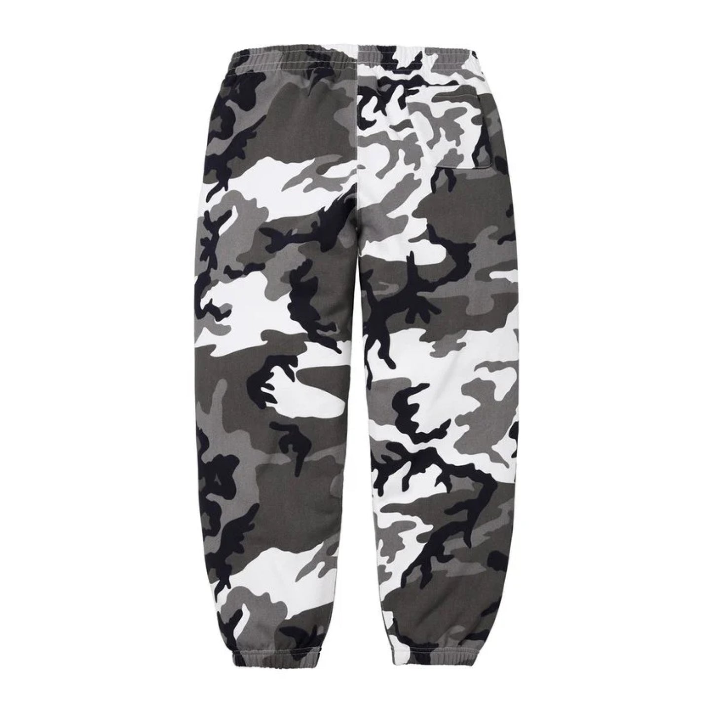 Supreme Satin Appliqué Sweatpants Snow Camo