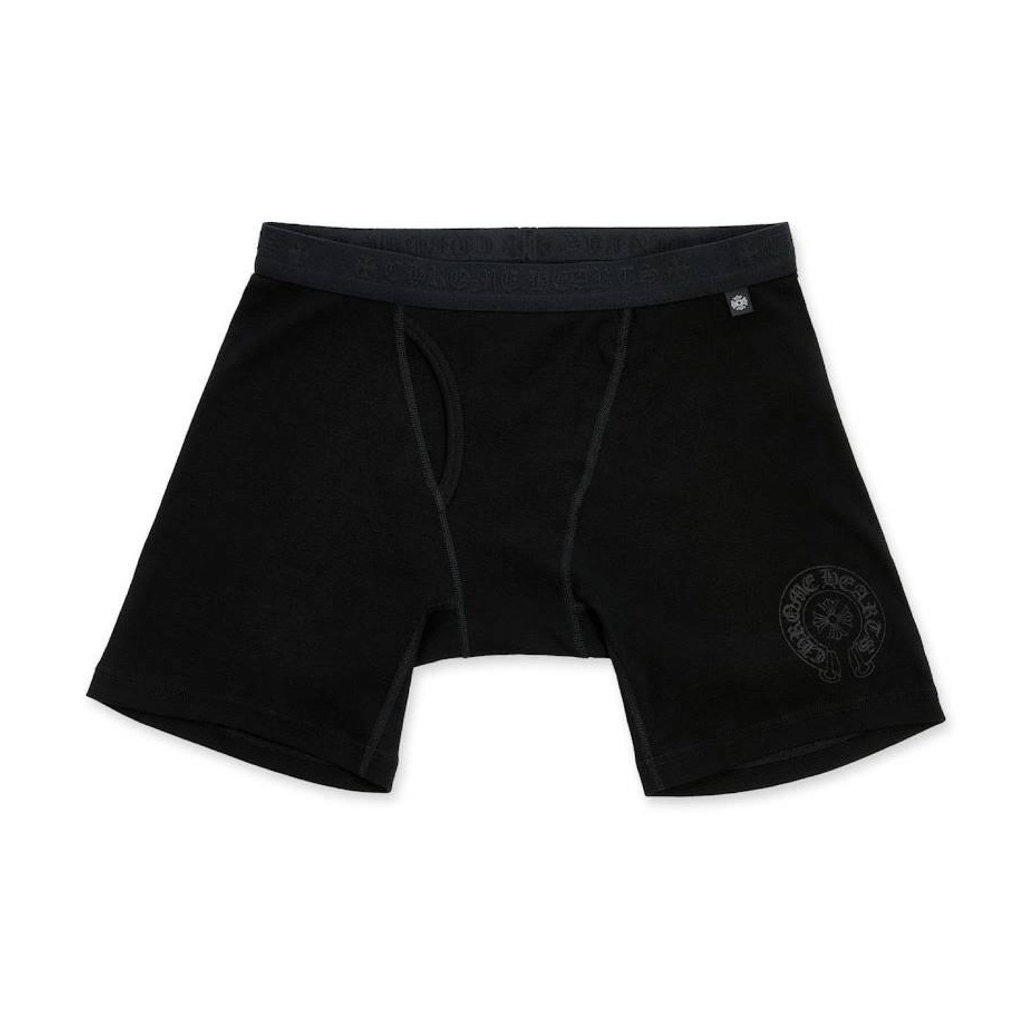 Chrome Hearts Long Boxer Brief Shorts Black