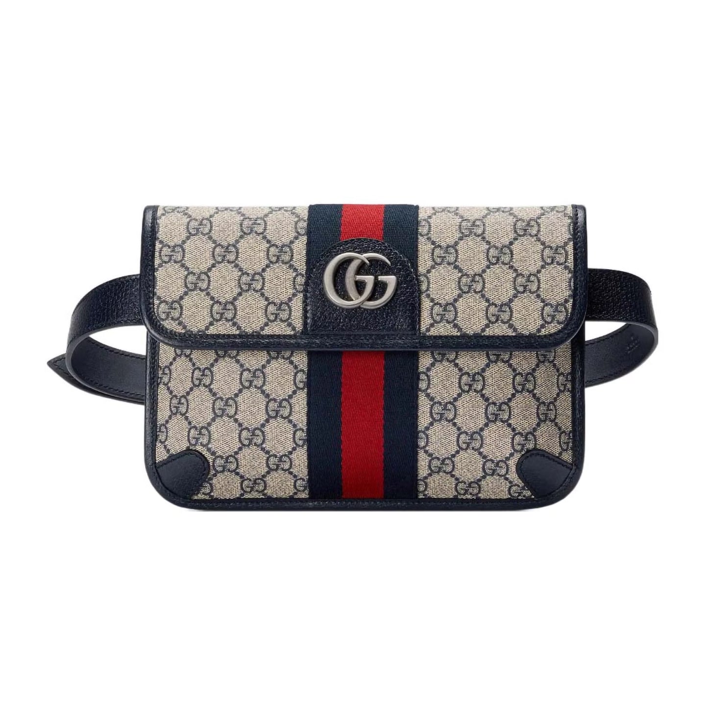 Gucci GG Supreme Belt Bag Grey