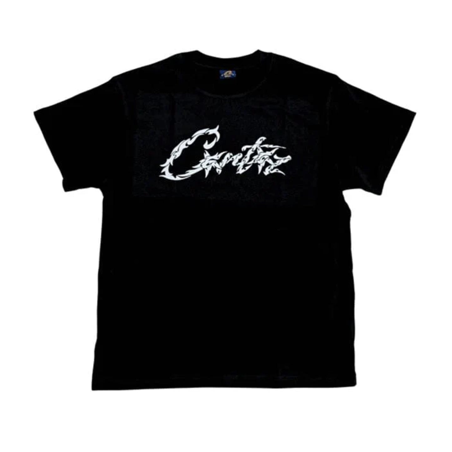 Corteiz Fiery Logo Tee Black