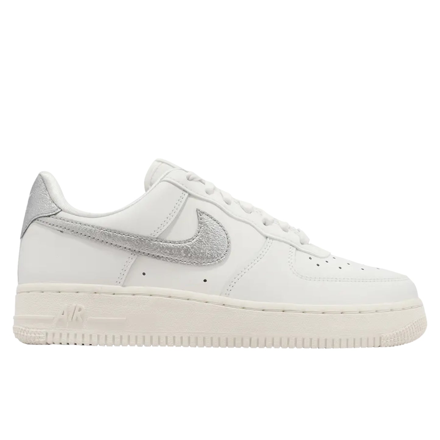 Nike Air Force 1 '07 Summit White Sail White Metallic Silver