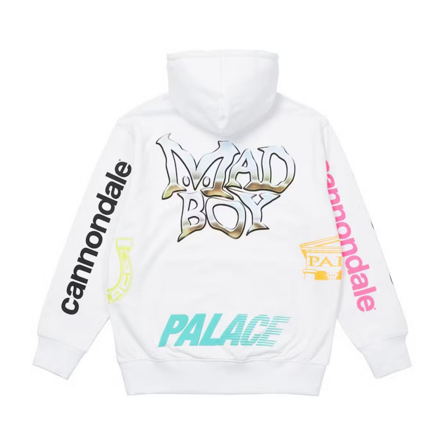 Palace x Cannondale Mad Boy Hoodie White Palace