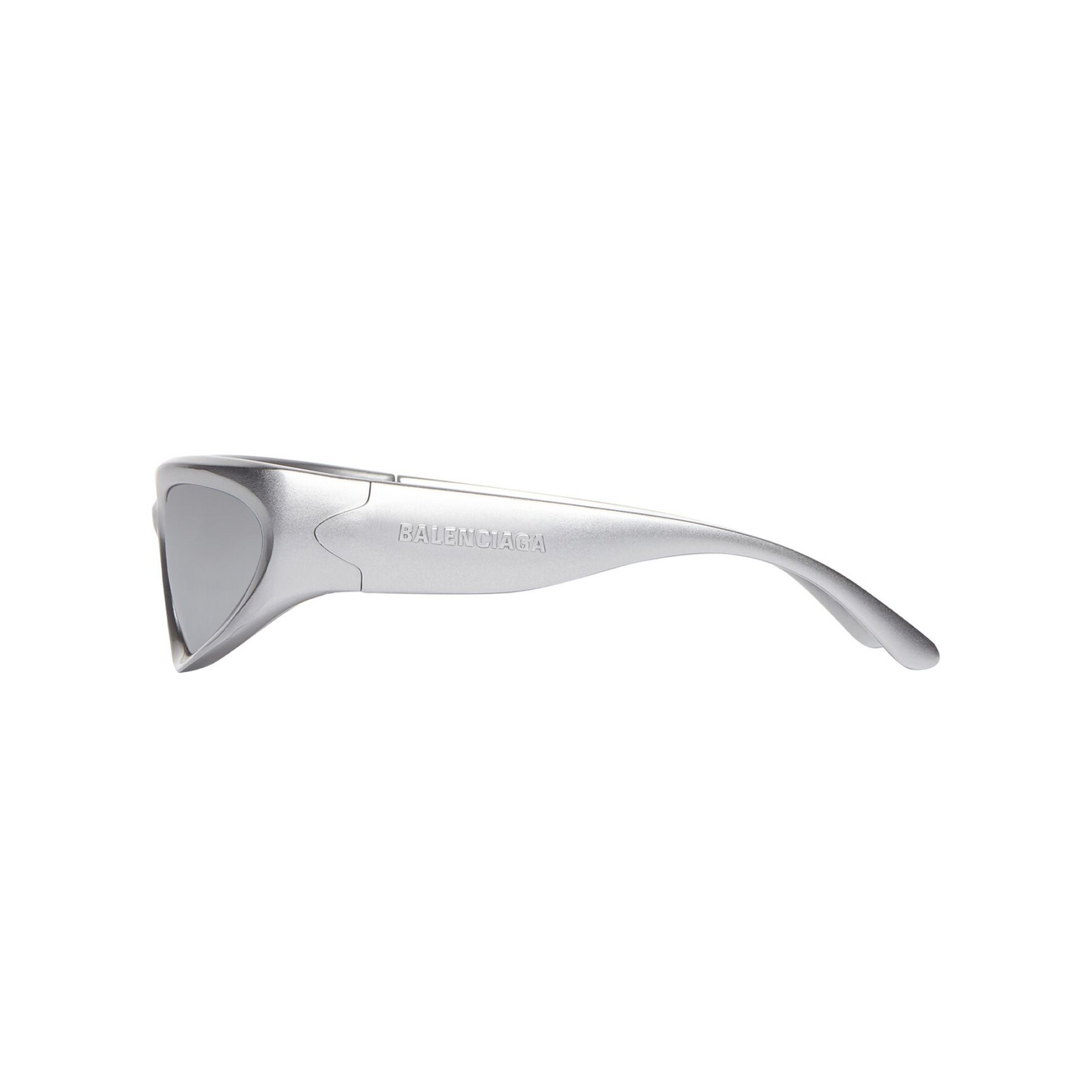 Balenciaga Swift Oval Sunglasses Silver Balenciaga