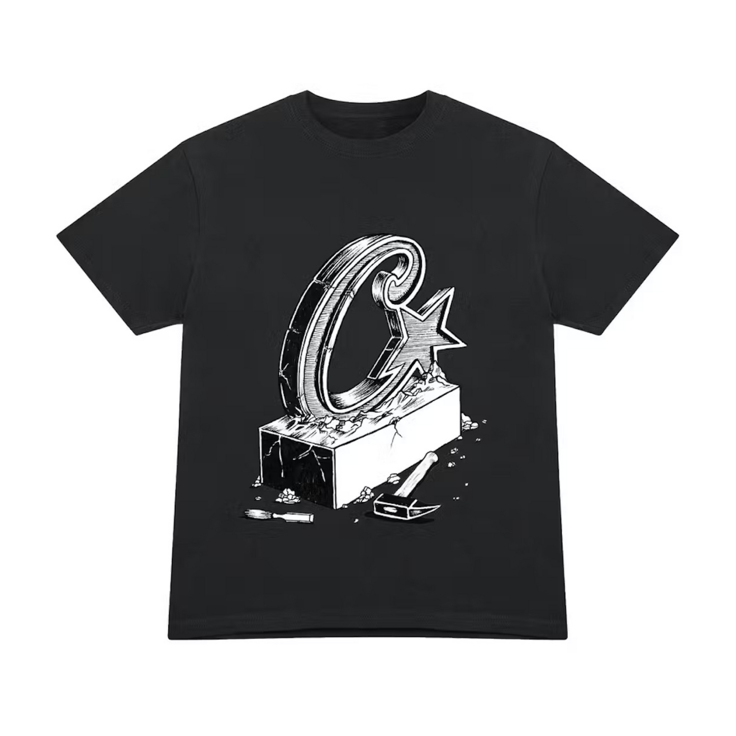 Corteiz Chisel Tee Black Corteiz