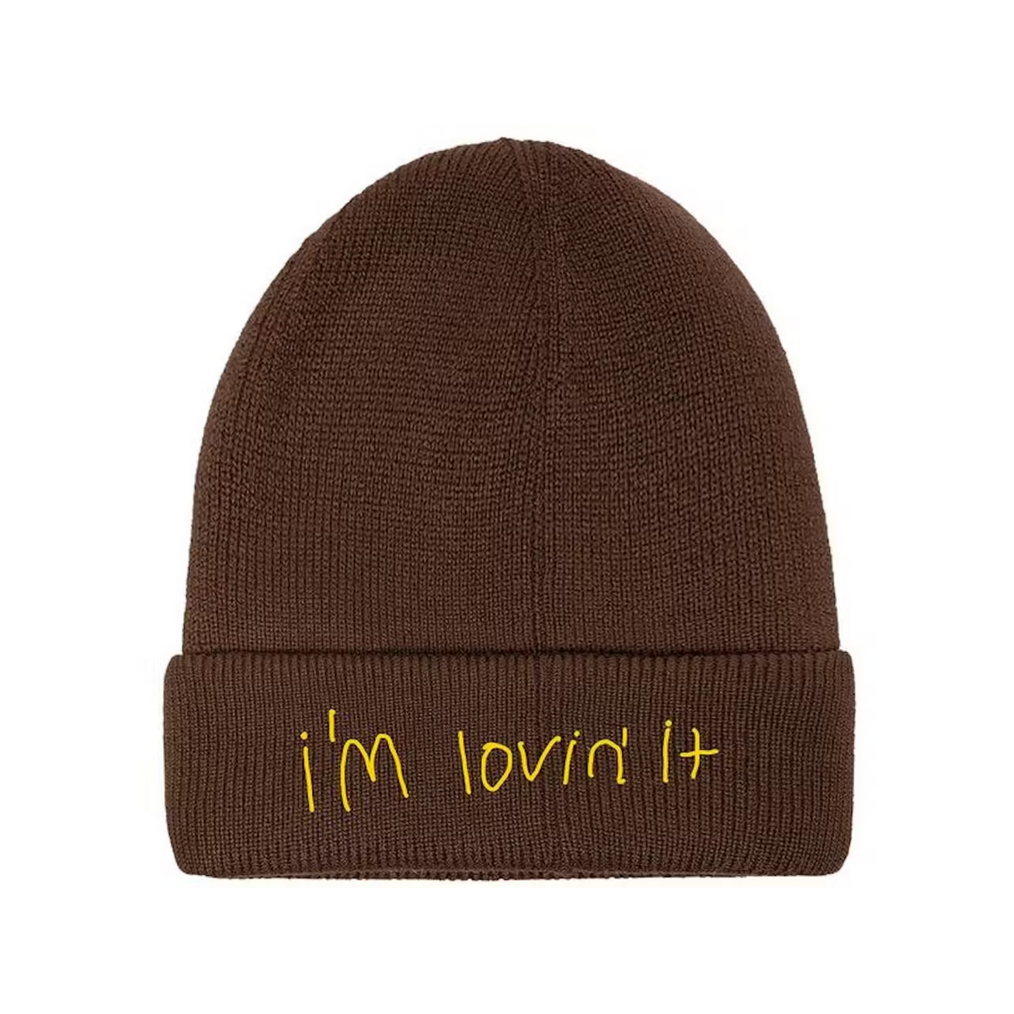 Travis Scott x McDonald's Cj Arches Beanie Brown Travis Scott