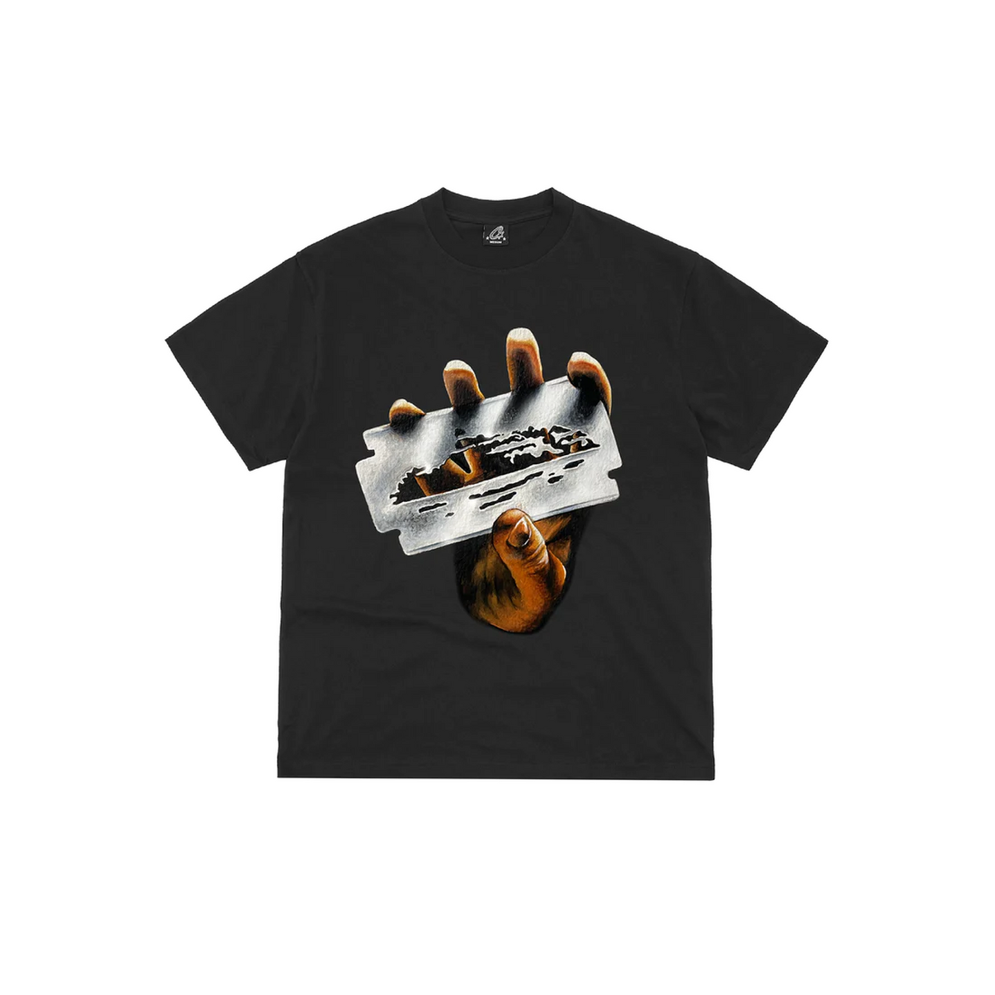Corteiz Razor Alcatraz Tee Black Corteiz