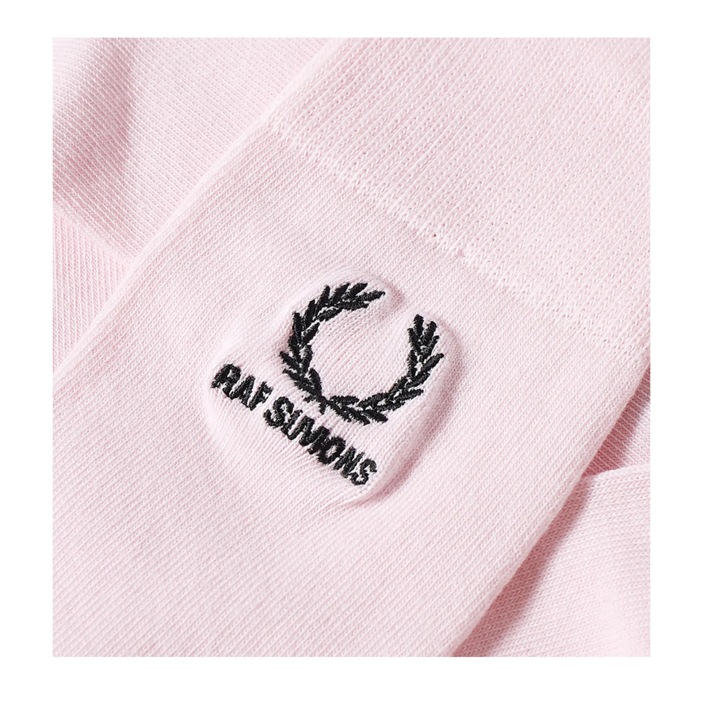 Fred Perry x Raf Simons Embroidered Sock Pink Raf Simons