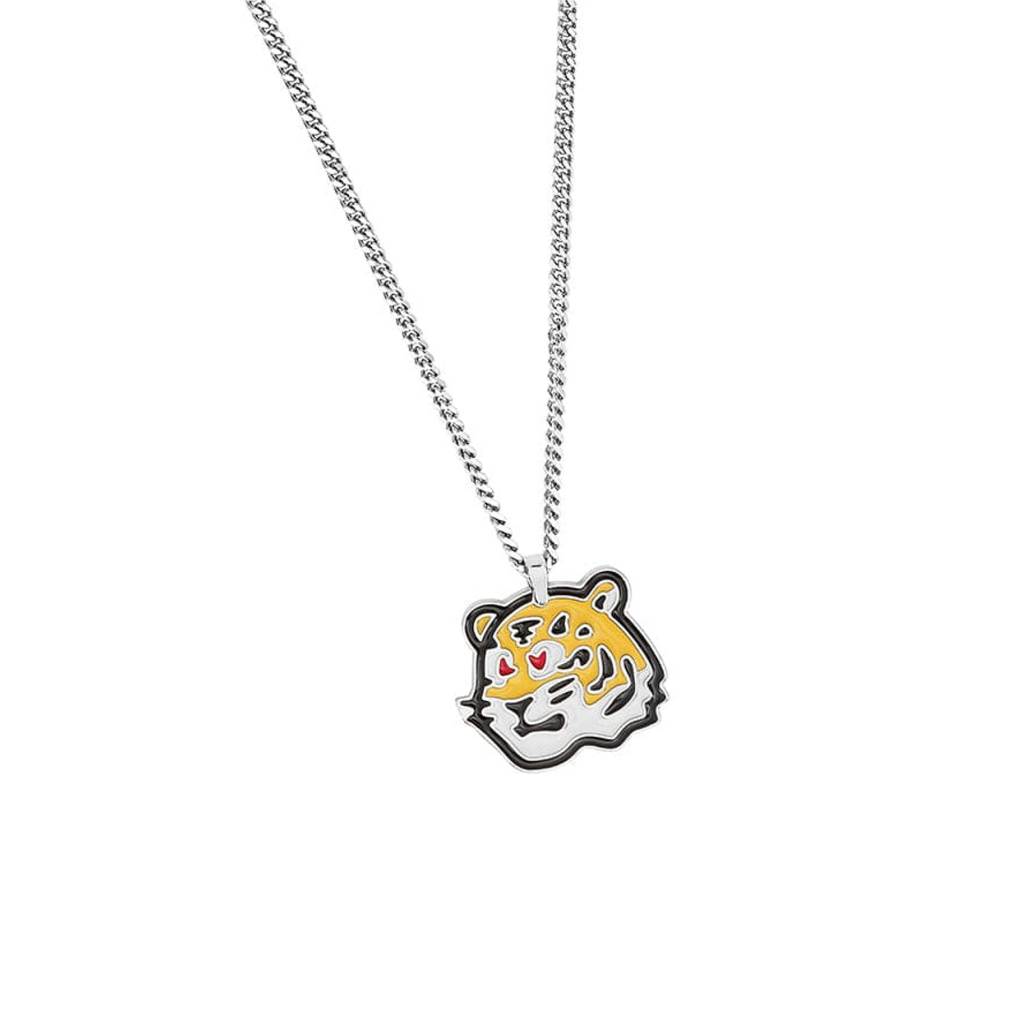 Louis Vuitton x Nigo Tiger Pendant Necklace Silver Louis Vuitton