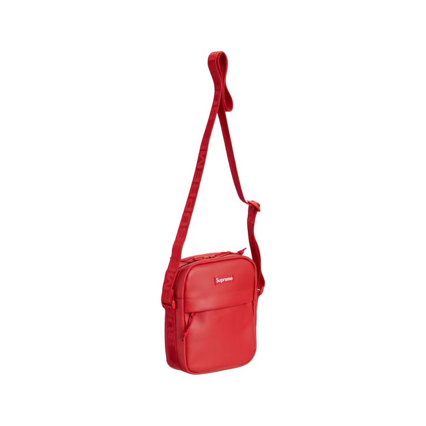 Supreme Leather Shoulder Bag Red Supreme