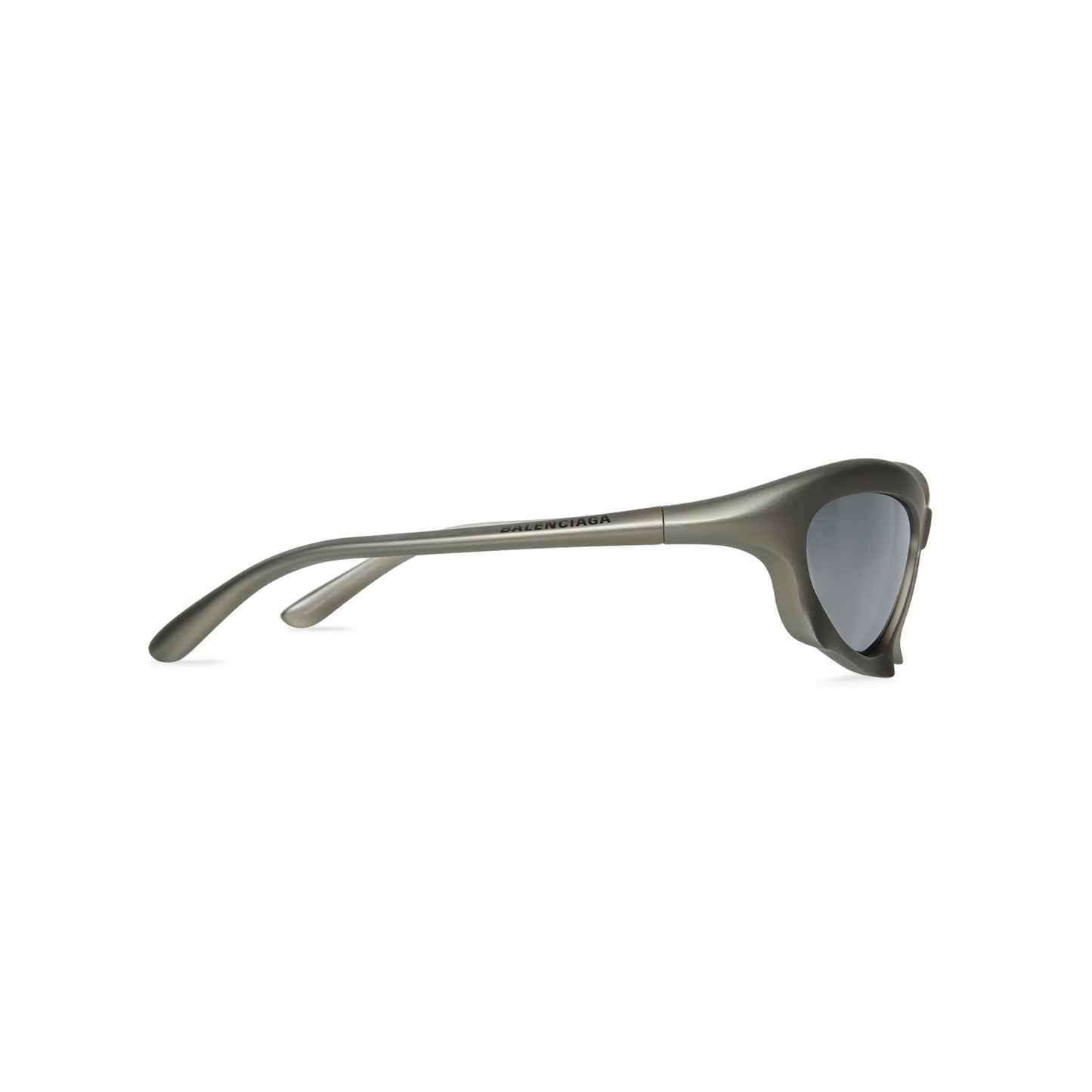 Balenciaga Bat Rectangle Sunglasses Silver Balenciaga