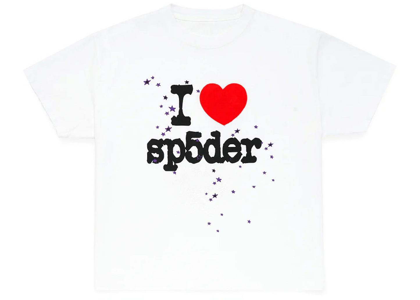 Sp5der Heart Tee White SP5DER