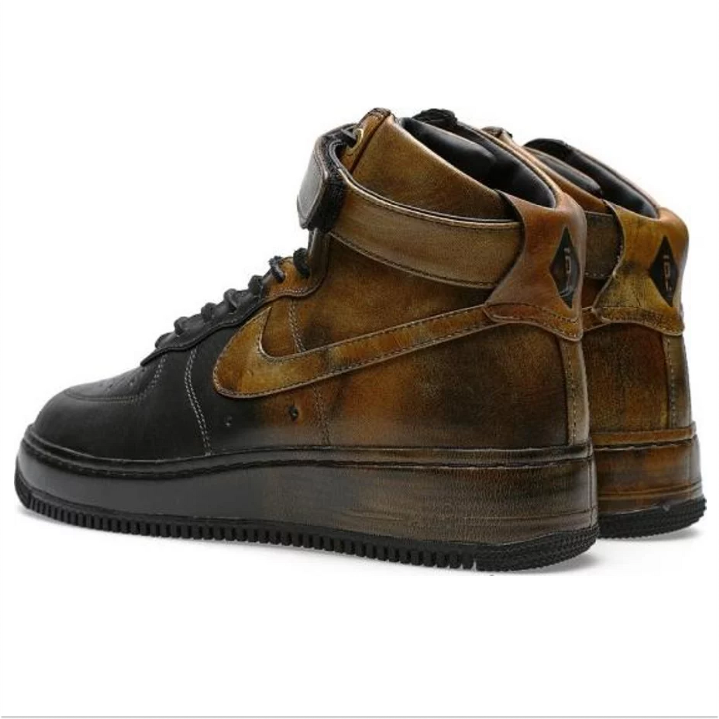 Nike Air Force 1 High Pigalle Black Gold Air Jordan