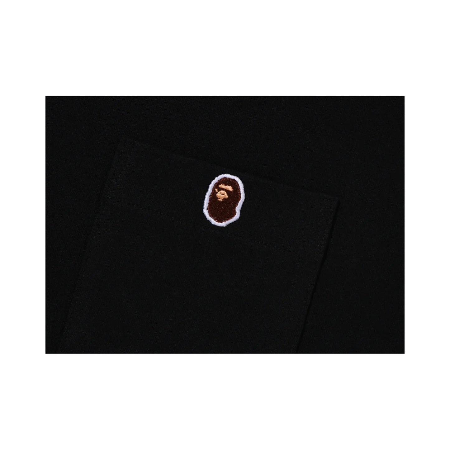 Bape A Bathing Ape Head One Point Pocket Tee