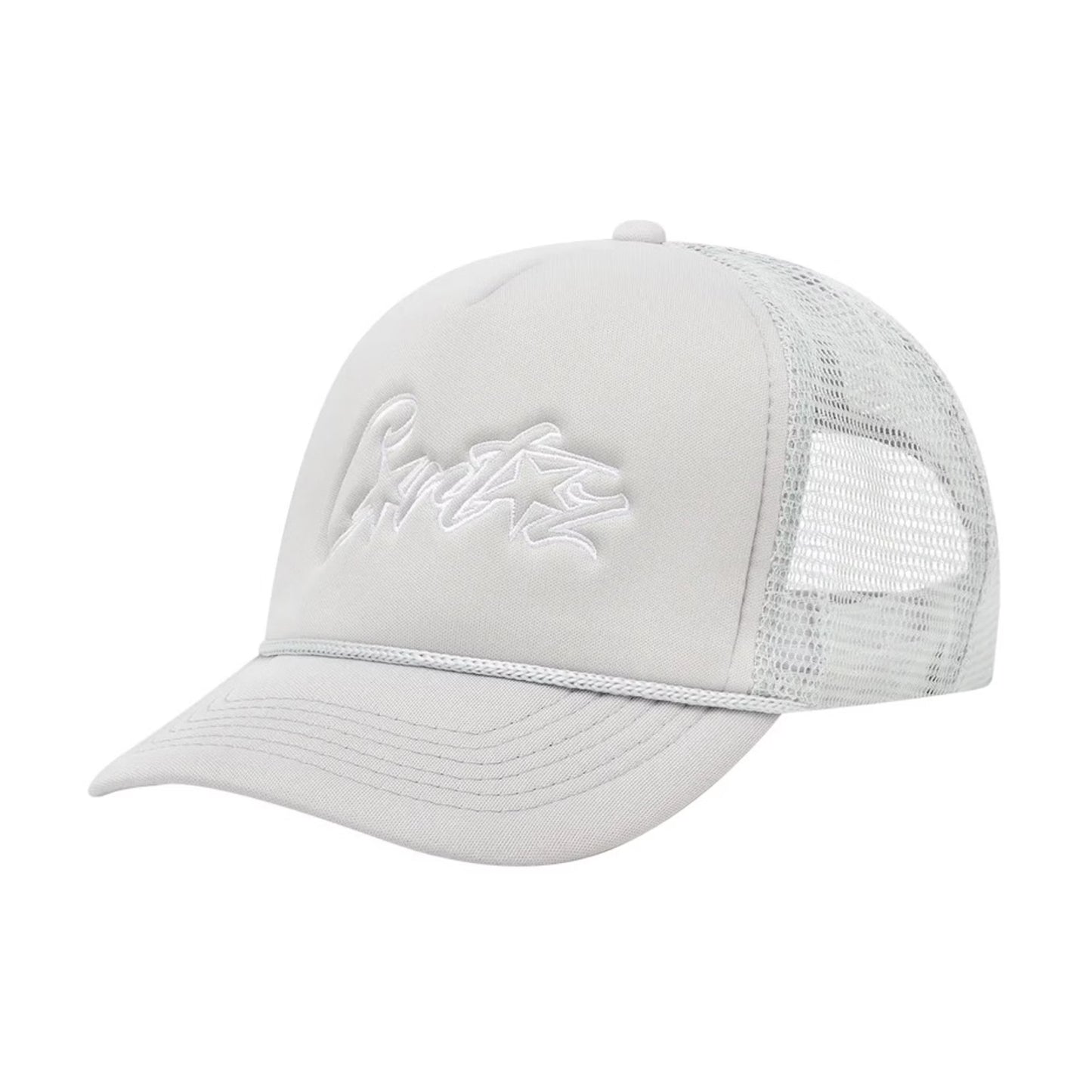 Corteiz Allstarz Trucker Cap Silver