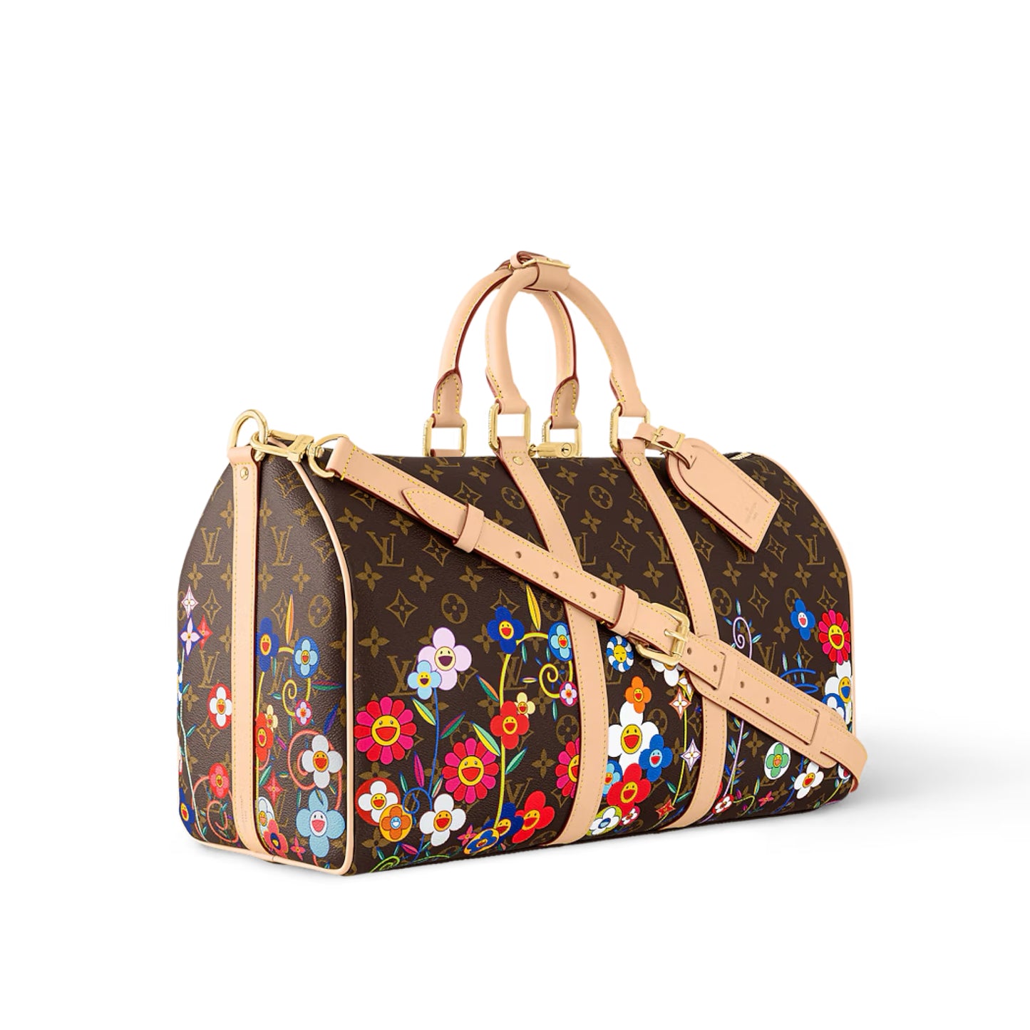Louis Vuitton x Takashi Murukami Keepall Bandoulière 45