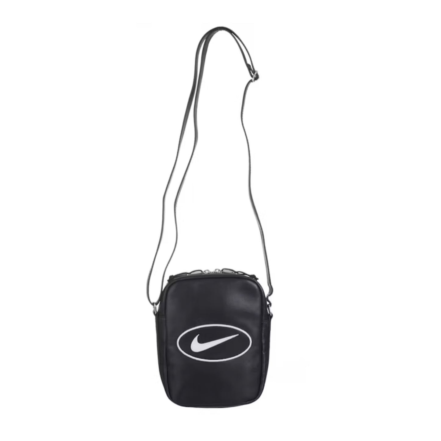 Supreme Nike Leather Shoulder Bag Black