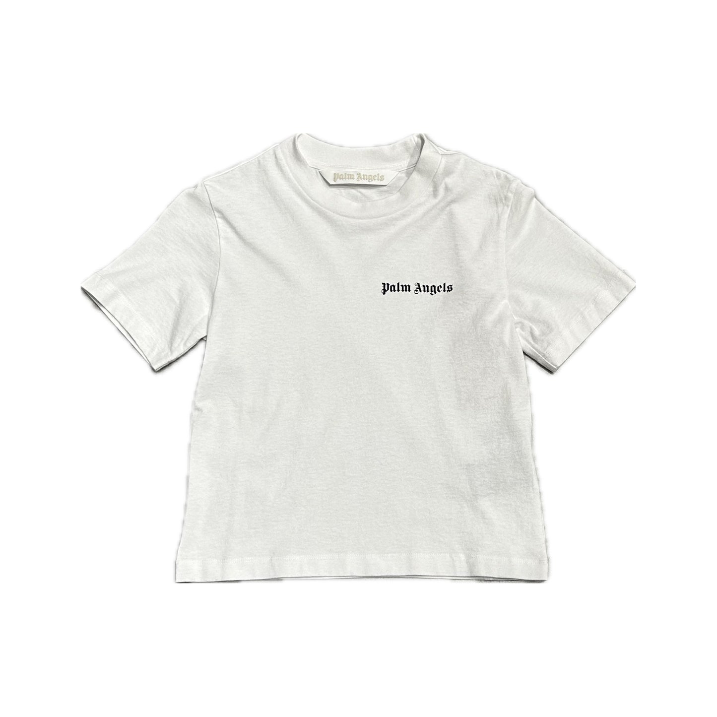Palm Angels Classic Logo Crop Top White