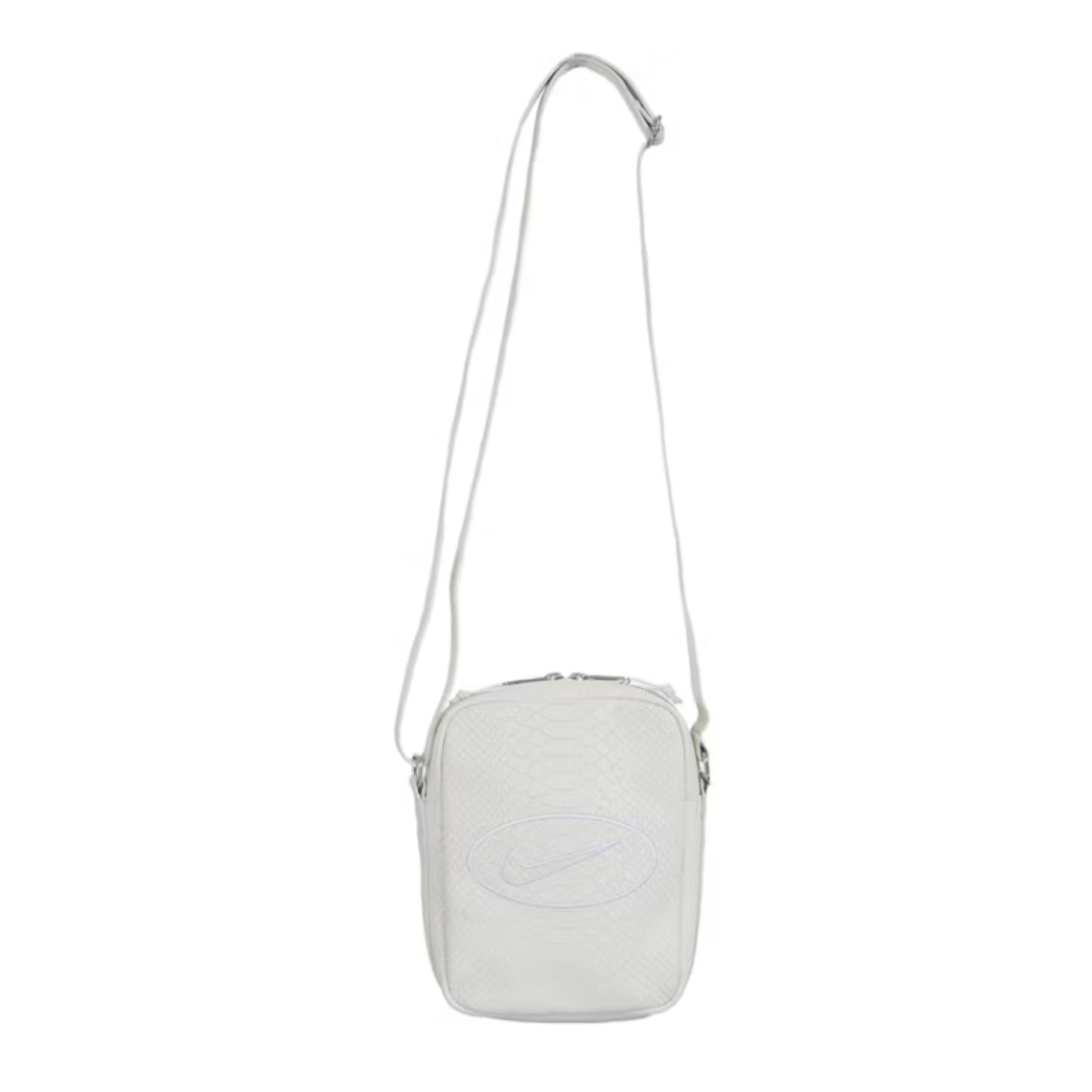 Supreme Nike Leather Shoulder Bag White