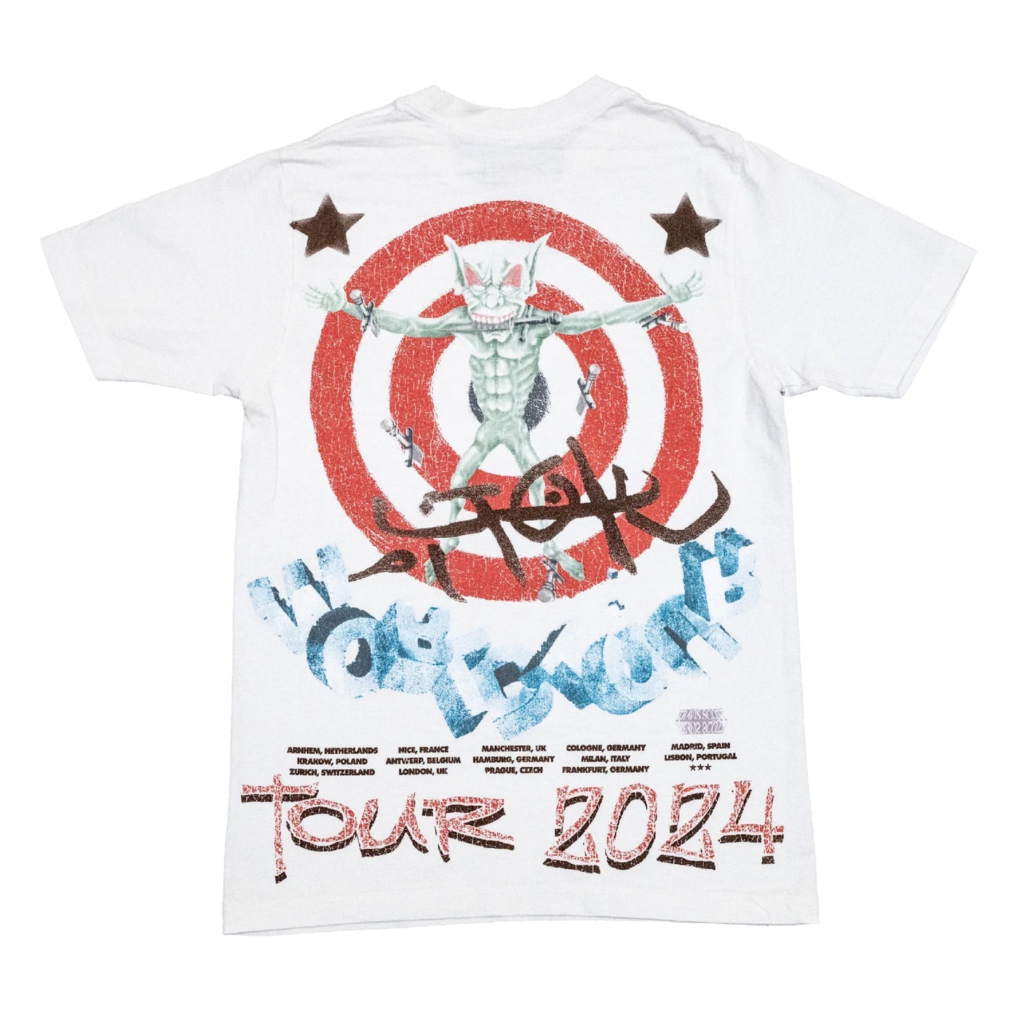 Travis Scott Utopia Euro Tour Tee