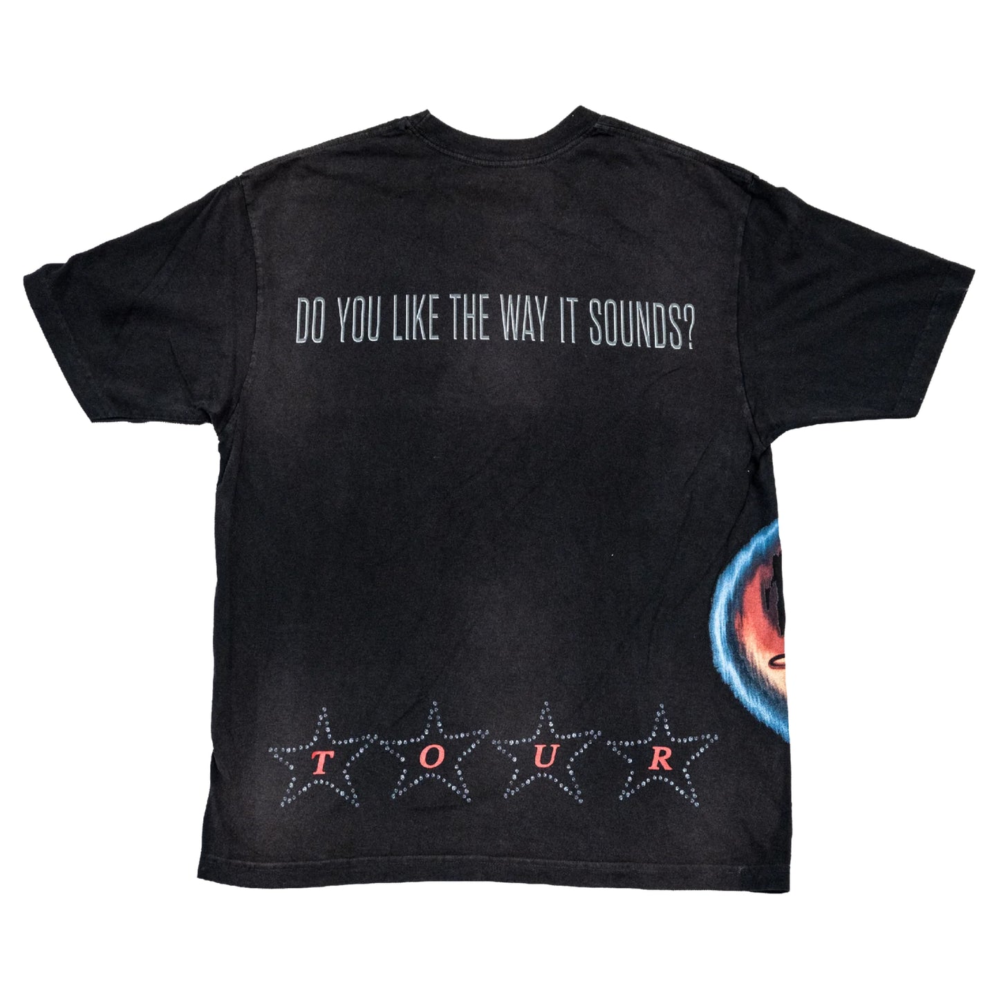 Travis Scott x McDonald's Smile L/S T-Shirt in verwaschenem Schwarz