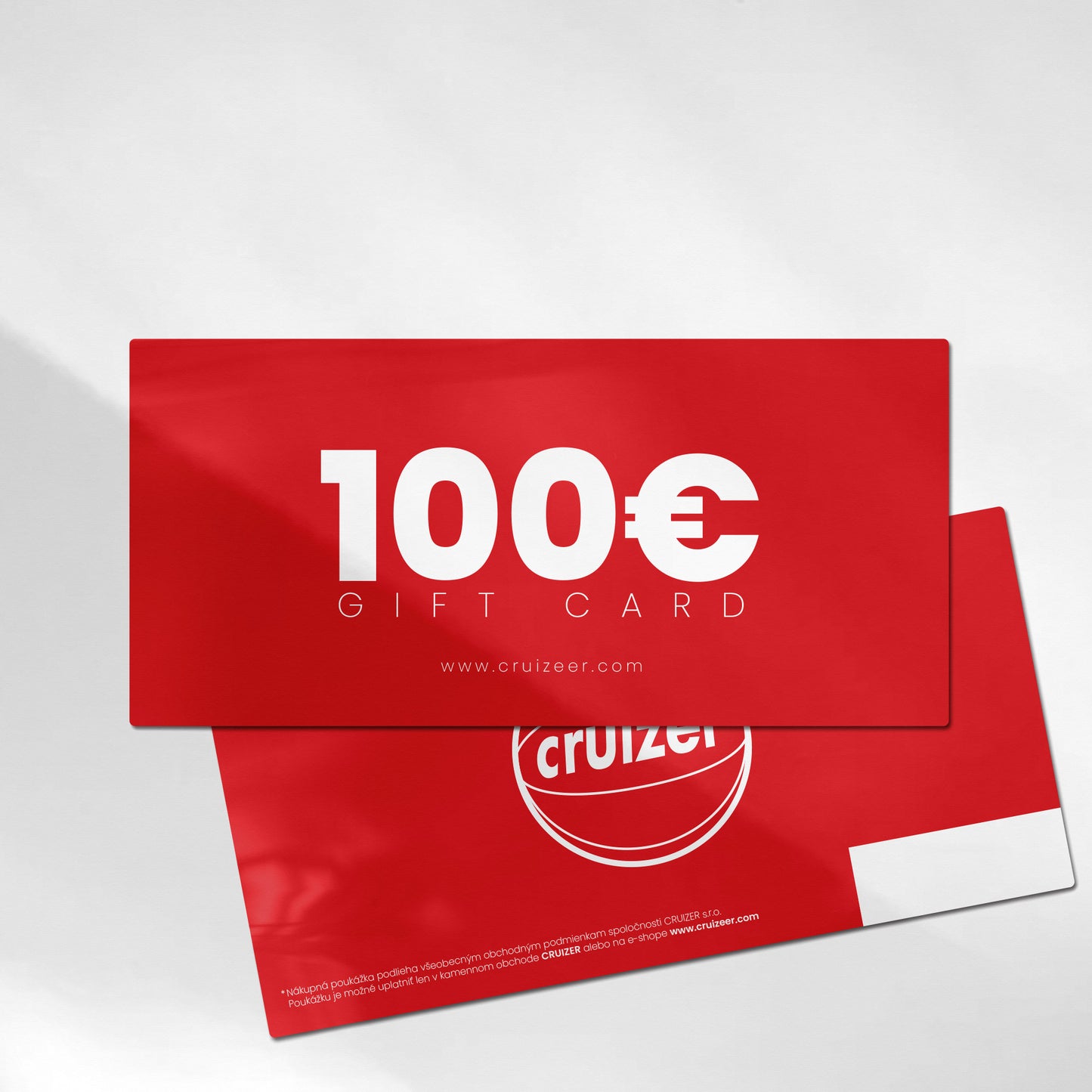 Cruizer Gift Card Poukážka CRUIZER