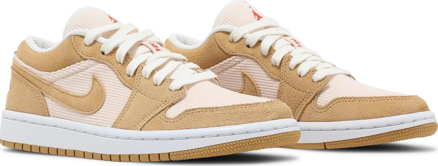 Air Jordan 1 Low SE Twine Orange Quartz Corduroy (W) Air Jordan