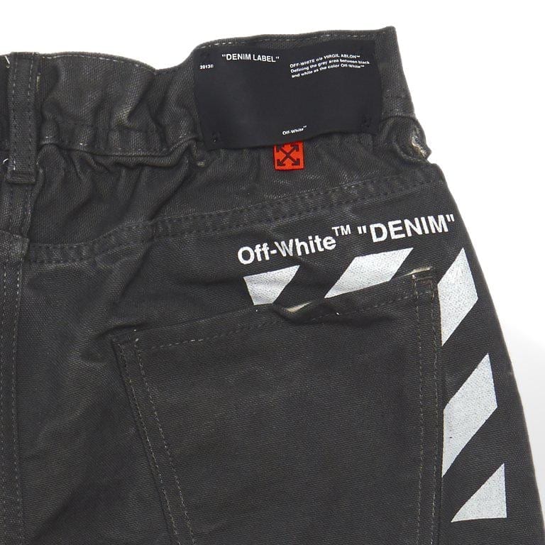 Off-White Denim Pants Grey Off-White