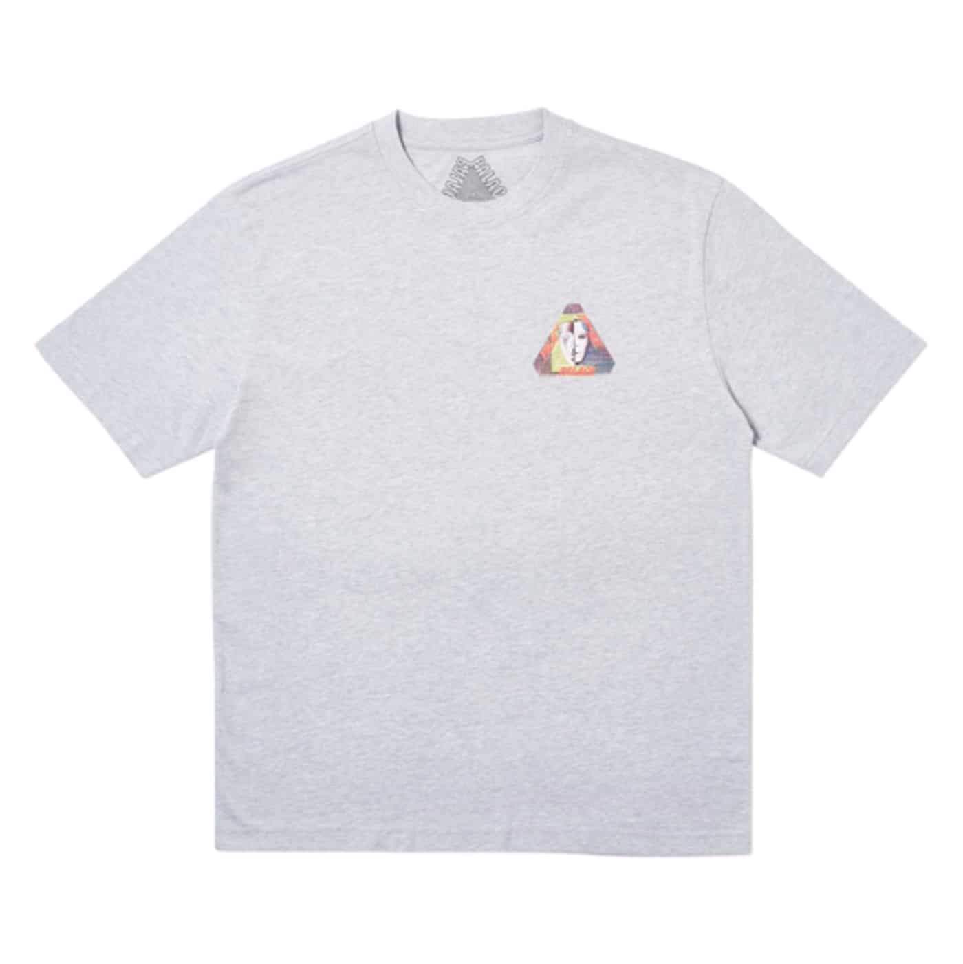 Palace Tri-Bury T-Shirt Grey Marl Palace