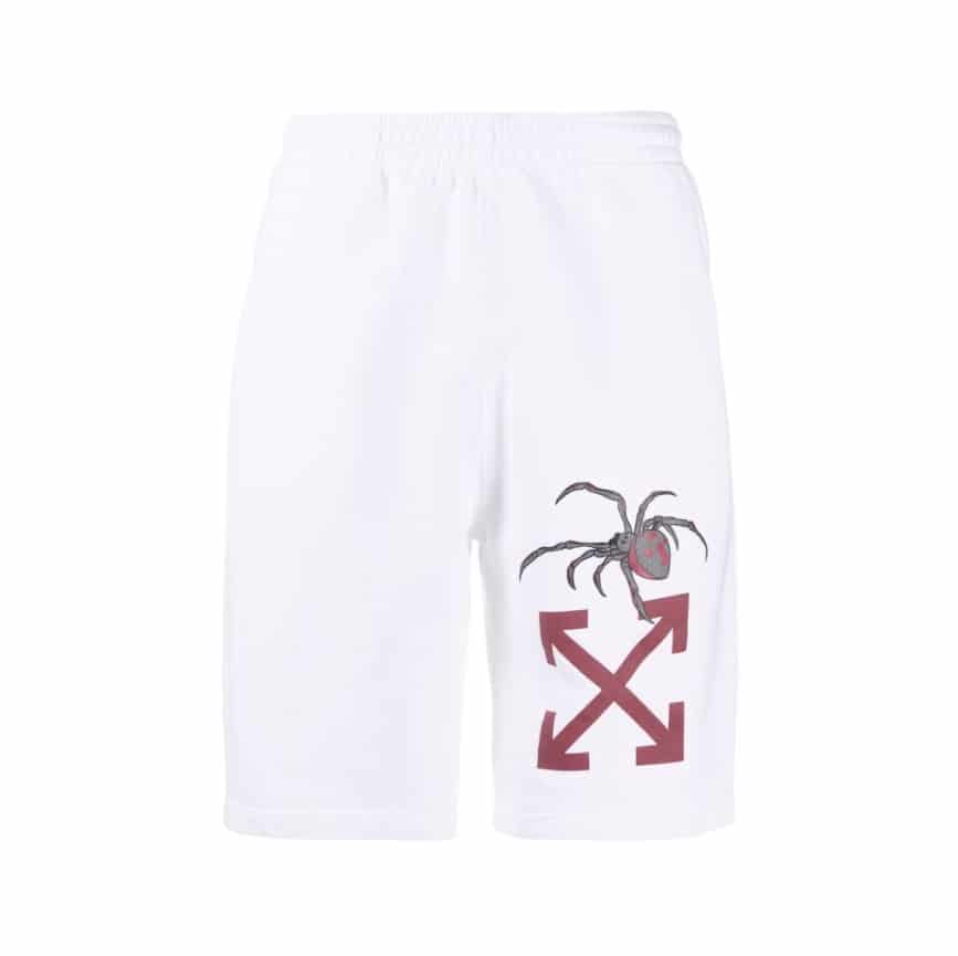 Off-White Arachno Arrow Print Shorts Off-White